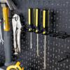 imageStoreYourBoard GTool Pro Storage System Adjustable Garage Wall Mount Organizer With Pegboard ampamp Shelf Yard Shovel Rake Holder Holds 500 Lbs