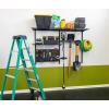 imageStoreYourBoard GTool Pro Storage System Adjustable Garage Wall Mount Organizer With Pegboard ampamp Shelf Yard Shovel Rake Holder Holds 500 Lbs