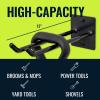 imageStoreYourBoard Garage Garden Tool Wall Mount Hook Garage Organization and Storage Shovel ampamp Rake Hangers Yard Tool Rack Industrial Steel Holds 50 PoundsDeep Water