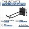 imageStoreYourBoard Garage Garden Tool Wall Mount Hook Garage Organization and Storage Shovel ampamp Rake Hangers Yard Tool Rack Industrial Steel Holds 50 PoundsBlack