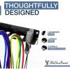 imageStoreYourBoard Home Gym Equipment Storage Rack Wall Mount Hanging Organizer Fitness Accessories Workout Bands Jump Ropes Yoga Foam Roller Belts Solid Metal Exercise Gear Hooks