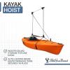 imageStoreYourBoard Kayak and Canoe Ceiling Hoist  Overhead Garage Storage Rack for Kayaks Canoes and Paddle Gear  Heavy Duty Pulley System Indoor Ceiling Mount10 Ft  14 Ft Ceiling
