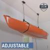 imageStoreYourBoard Kayak and Canoe Ceiling Hoist  Overhead Garage Storage Rack for Kayaks Canoes and Paddle Gear  Heavy Duty Pulley System Indoor Ceiling Mount8 Ft  10 Ft Ceiling