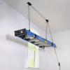 imageStoreYourBoard Ladder Storage Ceiling Pulley System Garage Mount Hoist Heavy Duty Hanging Organizer Holds 150 lbs10 ft  14 ft Ceiling