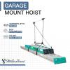 imageStoreYourBoard Ladder Storage Ceiling Pulley System Garage Mount Hoist Heavy Duty Hanging Organizer Holds 150 lbs8 ft  10 ft Ceiling