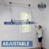 imageStoreYourBoard Ladder Storage Ceiling Pulley System Garage Mount Hoist Heavy Duty Hanging Organizer Holds 150 lbs8 ft  10 ft Ceiling