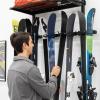 imageStoreYourBoard Lone Peak Ski Storage Rack and Wall Shelf Holds 5 Pairs of Skis and Poles Supports 300 lbs 46 in x 1375 in x 16 inSki Rack  Shelf