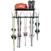 imageStoreYourBoard Lone Peak Ski Storage Rack and Wall Shelf Holds 5 Pairs of Skis and Poles Supports 300 lbs 46 in x 1375 in x 16 inSki Rack  Shelf