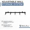 imageStoreYourBoard Lone Peak Ski Storage Rack and Wall Shelf Holds 5 Pairs of Skis and Poles Supports 300 lbs 46 in x 1375 in x 16 inSki Rack