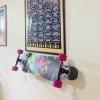 imageStoreYourBoard Minimalist Skateboard and Longboard Display Mount Wall Storage Rack Hanging BracketsLongboard