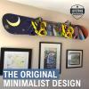 imageStoreYourBoard Minimalist Snowboard Display Rack Wall Mount StorageBlack