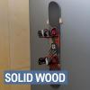 imageStoreYourBoard Minimalist Wood Snowboard Rack Wall Mount Storage Display Adjustable Size Solid Wood Holds 30 lbs