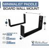 imageStoreYourBoard Naked SUP Paddle Board Rack  Minimalist Paddle Board Wall Mount HeavyDuty Paddleboard Rack for Garage or Home Storage Holds 50 lbs