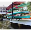 imageStoreYourBoard Paddleboard Dock Storage Rack Outdoor Over The Water SUP Mount HeavyDuty Metal Pier Stand Holds 400 lbs