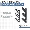 imageStoreYourBoard Skateboard and Longboard Storage Rack Trifecta Wall Mount Display Home and Garage OrganizerLongboard