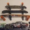 imageStoreYourBoard Skateboard and Longboard Storage Rack Trifecta Wall Mount Display Home and Garage OrganizerLongboard