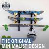 imageStoreYourBoard Skateboard and Longboard Storage Rack Trifecta Wall Mount Display Home and Garage OrganizerSkateboard