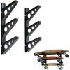 imageStoreYourBoard Skateboard and Longboard Storage Rack Trifecta Wall Mount Display Home and Garage OrganizerSkateboard