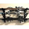 imageStoreYourBoard Ski Wall Rack  Horizontal Ski Rack Wall Mount Holds 3 Pairs of Skis and Poles Ski and Snowboard Wall Rack for Garage or Home Holds Up to 40 lbs