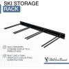 imageStoreYourBoard Ski Wall Storage Rack  Ski Rack Wall Mount Holds 8 Pairs HeavyDuty Steel Ski Holders for Wall SpaceSaving Ski Rack for Garage ampamp Home Holds Up to 200 lbs8 Skis