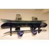 imageStoreYourBoard Snowboard Multi Wall Rack Home Storage ampamp Organization Horizontal Mount Holds 3 Boards