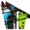 imageStoreYourBoard Solitude Ski Storage Rack Wall Mount Organizer Holds 10 Pairs of Skis Heavy Duty Supports 300 lbs