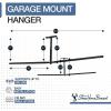 imageStoreYourBoard Standup Paddleboard and Surfboard Ceiling Storage Rack Adjustable Garage Mount Hanger Heavy DutyDouble