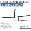 imageStoreYourBoard Standup Paddleboard and Surfboard Ceiling Storage Rack Adjustable Garage Mount Hanger Heavy DutyDouble
