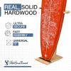 imageStoreYourBoard SurfStand Vertical Surfboard Stand Freestanding Wooden Indoor Display for Shortboard and Longboard Adjustable to Fit Boards 16quot to 26quot Wide
