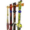 imageStoreYourBoard Timber Ski Wall Rack 4 Pairs of Skis Storage Wood Home and Garage Mount System Natural WoodNatural