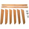 imageStoreYourBoard Timber Surfboard Wall Rack Holds 3 Surfboards Wood Home Storage Mount SystemNatural