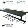 imageStoreYourBoard Tool Storage Rack  Heavy Duty Garage Tool Organizer Wall Mount for Garden Tools Rakes Shovels Garage Hooks Steel Gear Hanger Holds 300 lbsTool Rack  Shelf