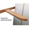 imageStoreYourBoard Vertical Timber Surfboard Wall Rack Holds 6 Surfboards Home and Garage Storage Mount System NaturalNatural