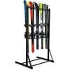 imageTeal Triangle Freestanding Ski Storage Rack for Garage 5 Ski and Pole Organizer Floor Stand Heavy Duty Fully Adjustable for AllMountain Wide Powder and Backcountry Skis