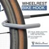 imageWheelRest Bike Hook NoLift Garage Wall Mount Vertical Bicycle Storage Rack Adjustable Bike Hanger for MTB Road eBike 4 Pack4 pack