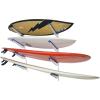 imageStoreYourBoard Adjustable Surfboard Storage Rack 4 Board Wall Mount DisplayWhite
