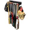 imageStoreYourBoard Baseball Bat Storage Rack 14 Bat Caddy Hanging Organizer Wall or Fence Mount Equipment Holder Solid Steel Gloves Helmets Cleats