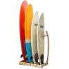 imageStoreYourBoard Freestanding Surfboard Rack Indoor Display Stand Shortboard and Longboard Organizer Holds 150 lbs