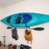 imageStoreYourBoard Kayak Wall Mount Indoor ampamp Outdoor Rack with Paddle Hanger