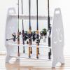imageStoreYourBoard Marlin Fishing Pole Rack Holds 24 Fishing Rods and Reels Weatherresistant Garage ampamp Outdoor Fishing Rod Holder