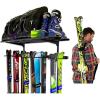 imageStoreYourBoard Ski Wall Organizer Rack and 2 Pack of Carrying Straps Bundle