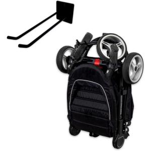 imageStoreYourBoard Baby Stroller Storage Hook Wall Mount Rack Industrial Grade Holds 50 lbs FullSized Jogging Travel Strollers