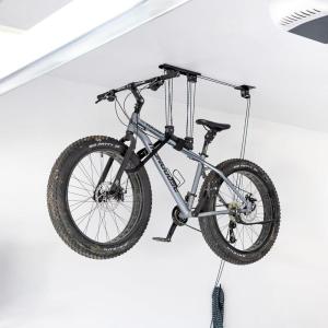 imageStoreYourBoard Bike Hoist NoSlip Bicycle Ceiling Storage HeavyDuty Garage Pulley Lift System Road MTB Fat Tire Ebike Hanger