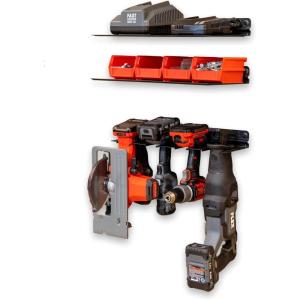 imageStoreYourBoard Power Tool Organizer Wall Mount Garage Storage Rack Solid SteelPower Tool Organizer  2 Shelves