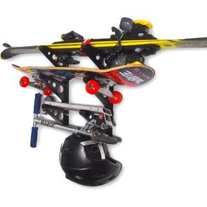 imageStoreYourBoard Trifecta Wall Rack MultiPurpose Home Storage Mount and Gear Holder