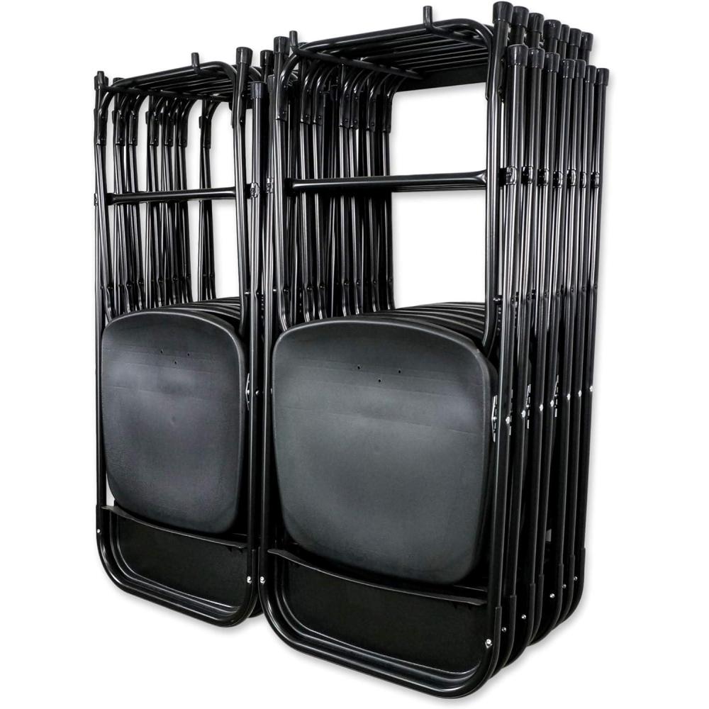 imageStoreYourBoard Double Chair Storage Rack  2 Pack Heavy Duty Folding Chair Rack for Garage Organization Holds 200 lbs Chair Hangers for Folding Patio Beach ampamp Camping ChairsDouble