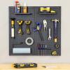 imageHeavyDuty Pegboard Wall Kit 13 Lockable Attachments Garage Organization ampamp Storage 2 Panel Pegboard System Solid Steel Holds 300 lbs 34 in x 32 in2 Panel