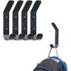 imageStoreYourBoard 4 Pack Wall Hooks for Hanging Decorative ampamp Heavy Duty Coat Wall Hooks Mount Set Holds 30 lbs Each Outdoor 65quot x 12quot x 2quotDeep Water