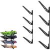 imageStoreYourBoard Adjustable Wakeboard Storage Rack  Wall Mount 4 Level Display Heavy Duty Water Sports Gear Hanger for Wakeboards Wakesurf Boards and More Holds up to 100 lbsBlack