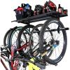 imageStoreYourBoard Bike Storage Rack  Heavy Duty Garage Bike Rack for 5 Bicycles SpaceSaving Vertical Bike Rack Adjustable Wall Bike Mount for Garage Organizer Bicycle Hanger Holds 300 lbs5 Bike Rack  Shelf